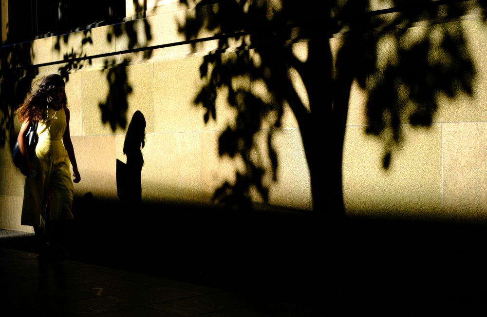 Editorial street photography illustrating an infidelity investigation case study